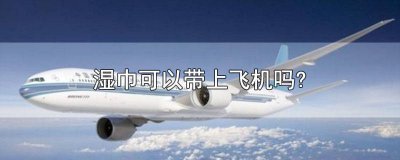 ​婴儿湿巾可以带上飞机吗 酒精卫生湿巾可以带上飞机吗